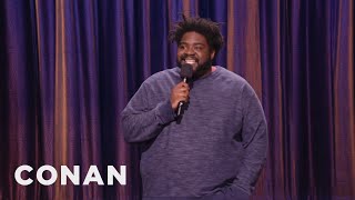 Ron Funches Gave His Son A "Defective" Cat | CONAN on TBS