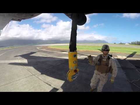 USMC Landing Support HST Kaneohe Bay Hawaii Airshow 2015