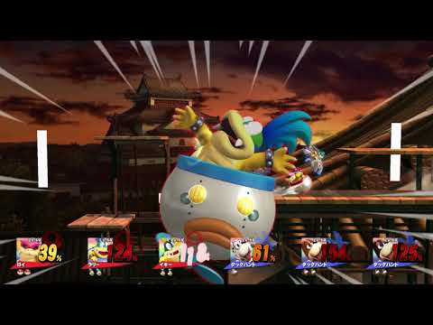 スマブラWiiU 同類アミーボ 3vs3 アイテムあり その3