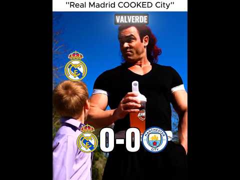 Real Madrid Cooked Man City🔥#championsleague