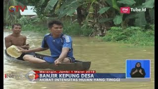 Download lagu Sungai Tabir Meluap Sebabkan Desa Lubuk Kapal, Merangin, Jambi Terendam Banjir - BIS 01/03 mp3