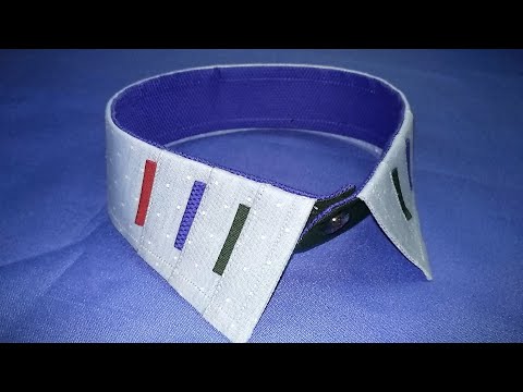 Shirt collar design diy