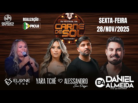 XV FESTIVAL DA CARNE DE SOL 2025 - AO VIVO - SEXTA - 28/NOV/2025 - PICUÍ/PB