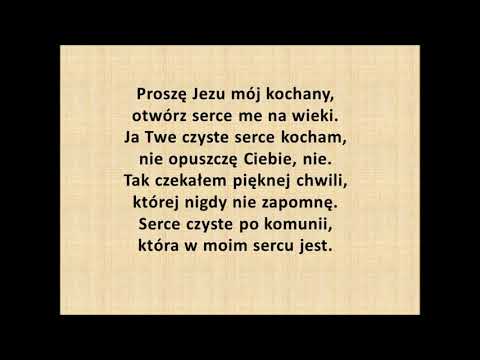 Uroczysty Dzień Komunii (tekst/ simple karaoke).
