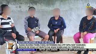 MAGPAMILYANG MIYEMBRO NG CPP NPA NDF SUMUKO