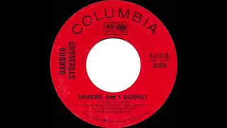 1966 Barbra Streisand - Where Am I Going? (mono 45)