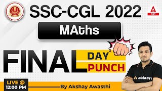 SSC CGL 2022 | SSC CGL Maths Classes by Akshay Awasthi | SSC CGL Maths Most Expected Questions