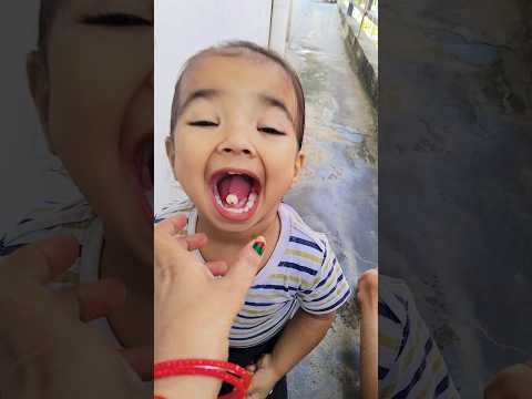 Siddhi Misty ne khaya popkon 🤬🥰🤪🤯😋🥵 #cutebaby #trending #funny