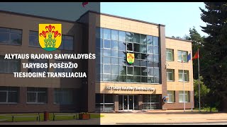 Alytaus rajono savivaldybės Tarybos posėdis, 2026-08-27