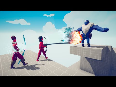 ICE & FIREWORK ARCHER GOD vs UNITS | TABS - Totally Accurate Battle Simulator