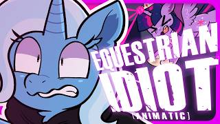 Cover art for equestrian idiot
