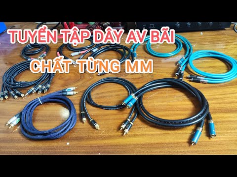 Một Số Mẫu Dây AV Bãi Mỹ, Canadá, Nhật, Đan Mạch Chất Giá Rẻ Đáng