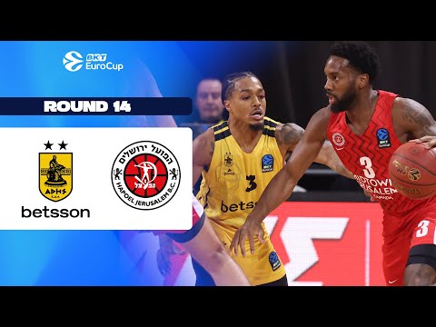 Aris Thessaloniki Betsson - Hapoel Midtown Jerusalem | Round 14 | EuroCup Basketball 2025-26