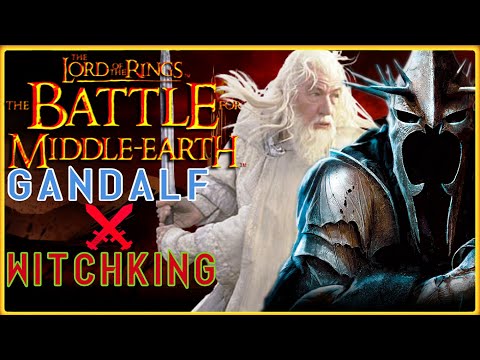 BFME 1 | Gondor VS Mordor | Gandalf VS Witch-King - Fords of Isen 1.06