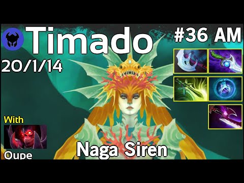 Timado [Infamous] plays Naga Siren!!! Dota 2 7.20