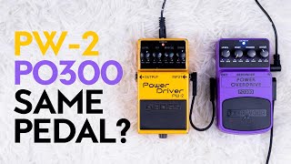 Video thumbnail for Boss Power Driver PW-2 vs Behringer Power Overdrive PO 300 - do they sound the same? by We As A Company