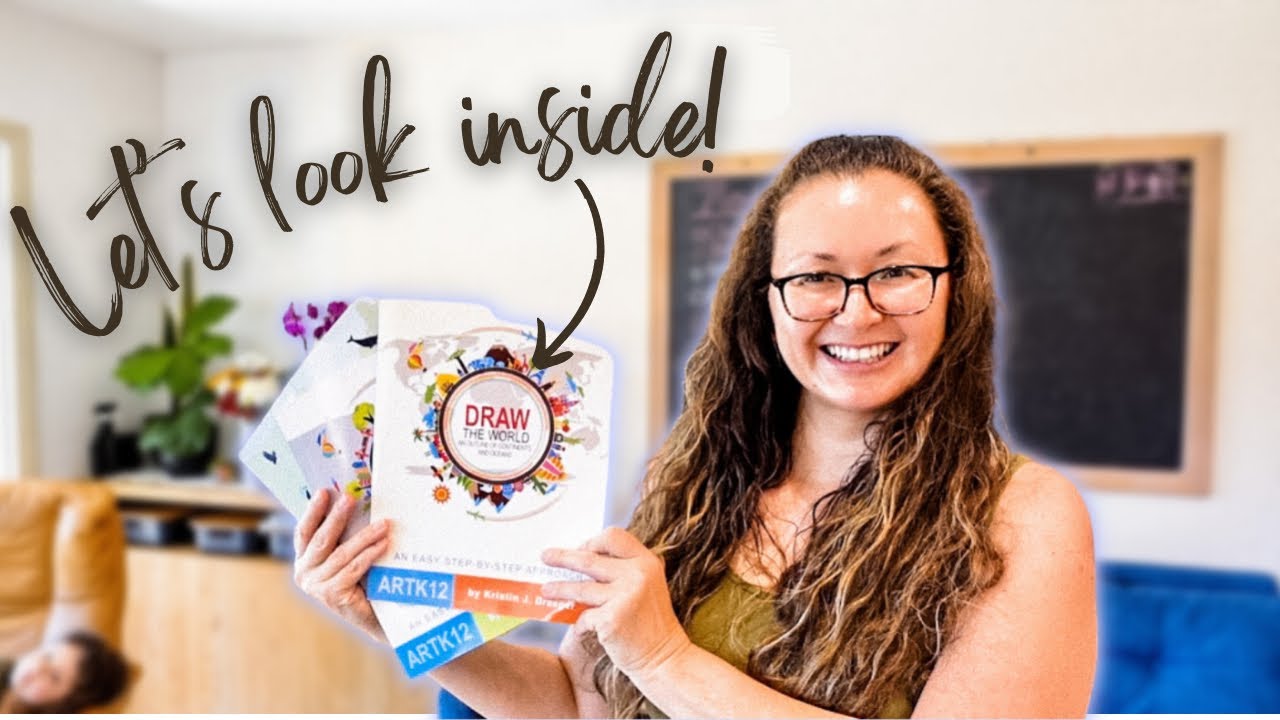 A Closer Look at ARTK12's Draw the USA & Draw the World | Homeschool Resource