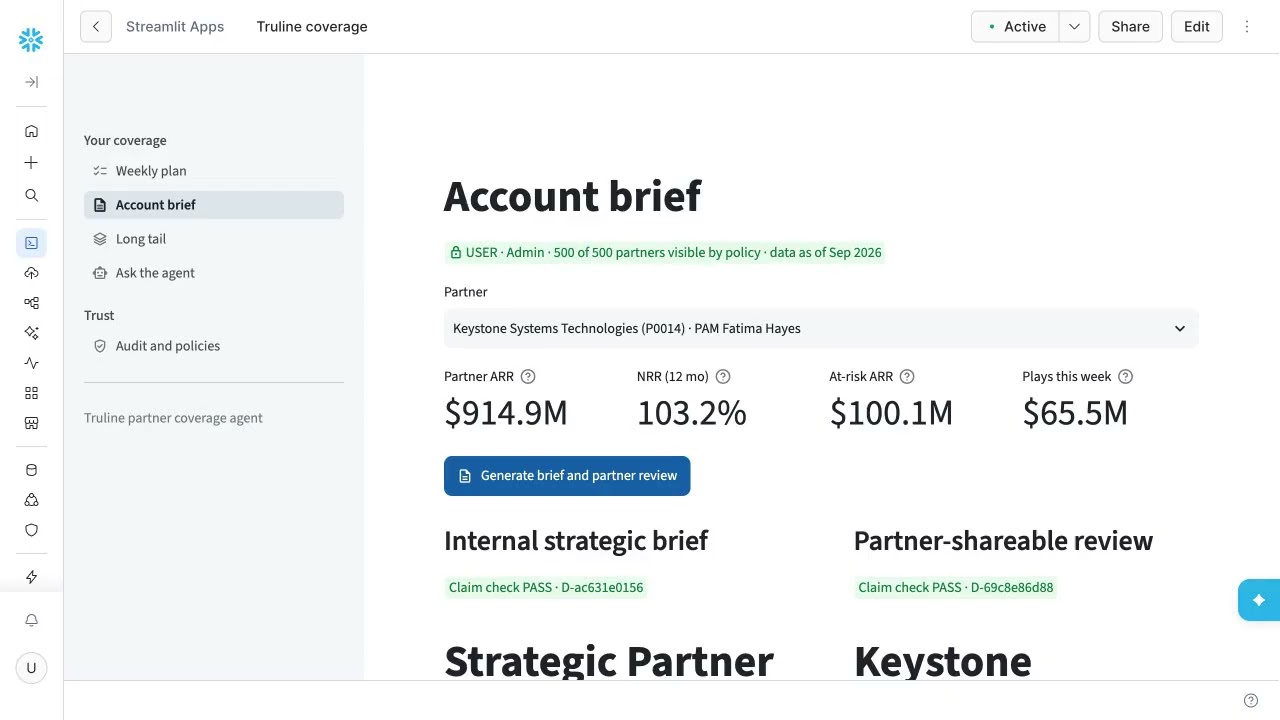 Truline Sales Ecosystem Coverage — Demo video