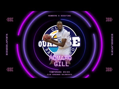 ROMARO GILL (Club Ourense Baloncesto) Leb Oro 23/24