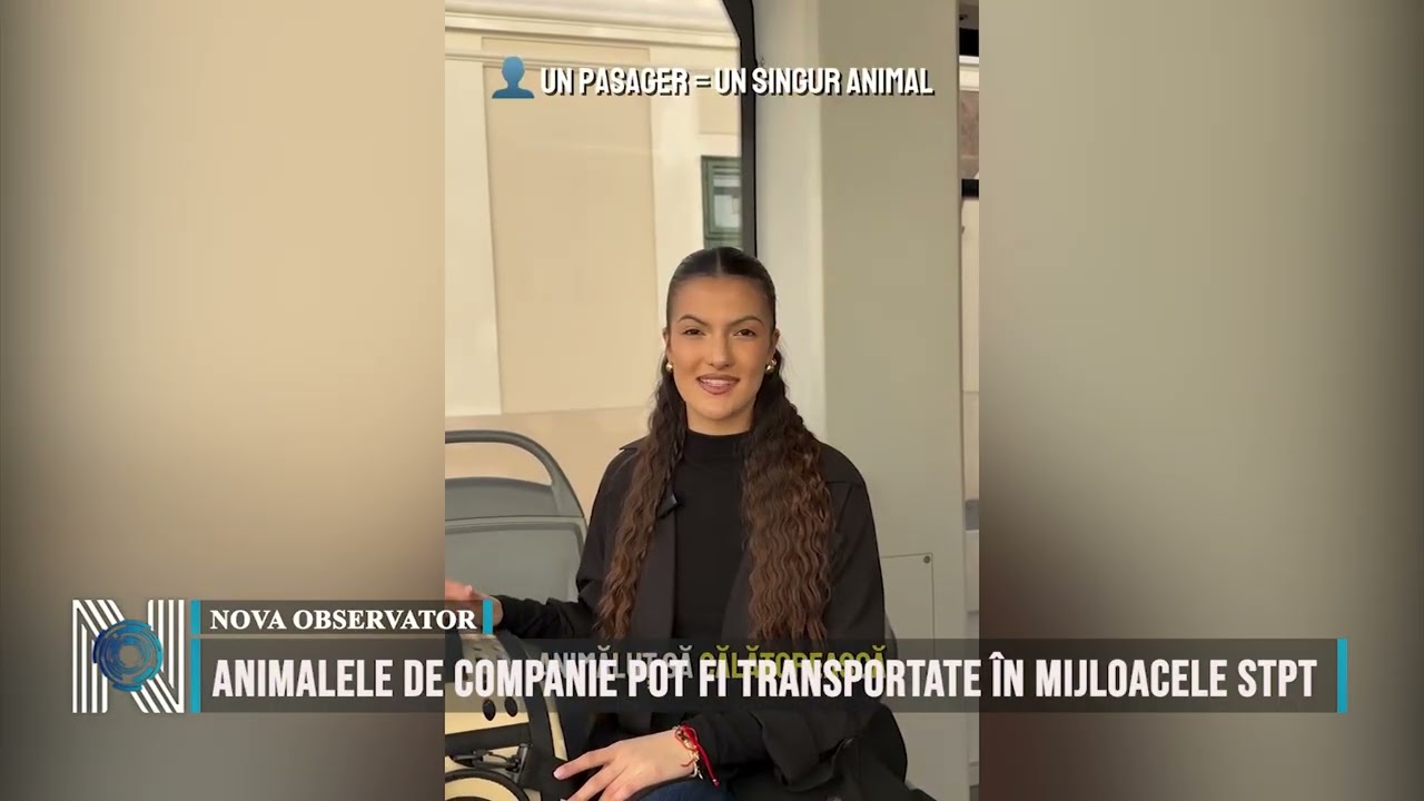 Animalele de companie pot fi transportate în mijloacele STPT
