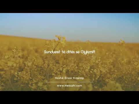 Hoxhë Ensar Krasniqi - Suretu-l-Fatiha