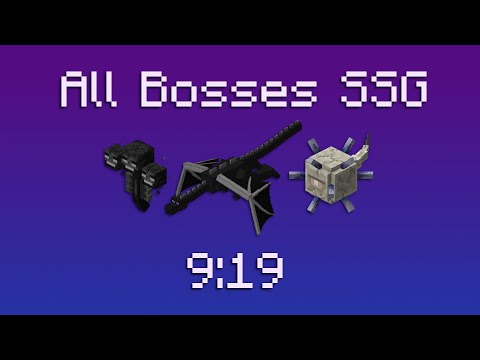 Análisis del Récord Mundial de Minecraft All Bosses SSG en 9:15