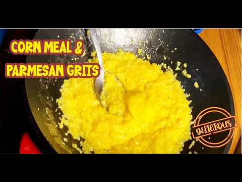 Delicious “Parmesan Grits /Polenta” Makai/ Corn meal) Gluten Free Basic recipe!
