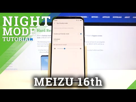 How to Activate Night Mode in Meizu 16TH – Enable Night Mode / Eye Protection