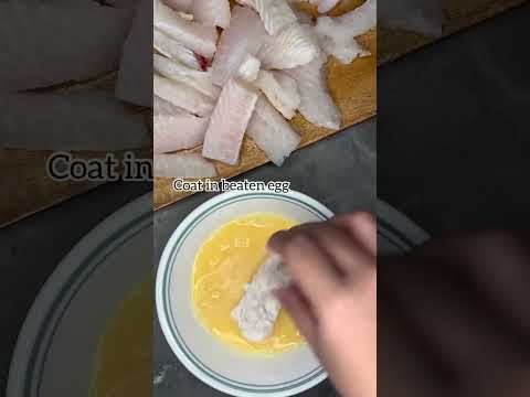 Crispy Fish Fillet Recipe #asmr #shorts #viral #food #foodie