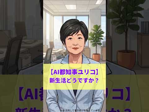 【AI都知事ユリコ】新生活どうですか？