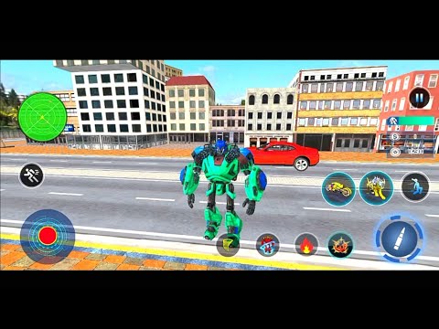 Flying Wild Tiger Robot Game - Android Gameplay