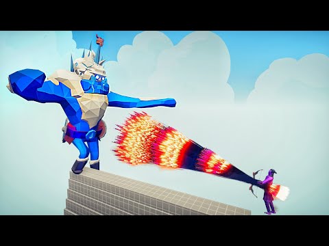 ICE MONSTER vs EVERY GOD - Totally Accurate Battle Simulator TABS