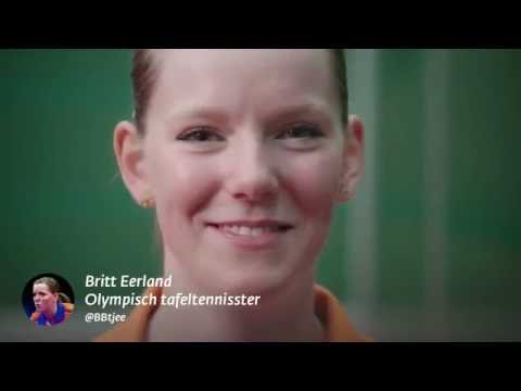Britt Eerland (Tafeltennis) - #TeamNL Campagne
