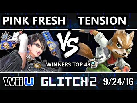 Glitch 2 Smash 4 - Pink Fresh (Bayonetta) Vs. Tension (Fox) SSB4 Winners Top 48 - Smash Wii U