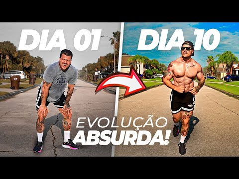 Corri TODO DIA por 10 DIAS e ISSO ACONTECEU!