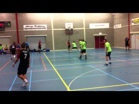 Doelpunt Joeri Dorrestein in bekerwedstrijd tegen DWS