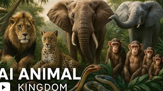 Wildlife Legends in AI Jungle | Lion, Elephant, Cheetah, Bear & More!