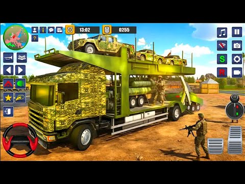 US Army Vehicle Transporter Truck Simulator - Android Gameplay