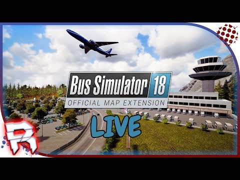 LIVE [Bus Simulator 18] Die Map Erweiterung [DLC] [Deutsch][HD 60p]