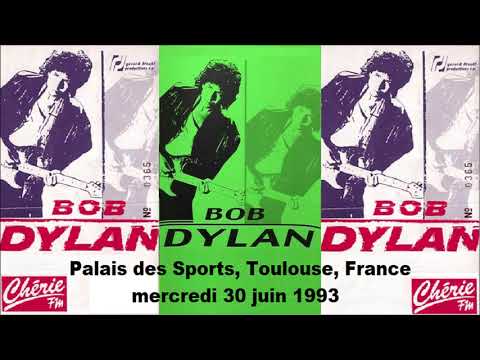 Bob Dylan 1993 European Summer Tour, Palais des Sports TOULOUSE France 30 June 1993