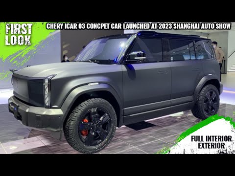Thumbnail for Chery iCAR 03 Concept Car Launched At 2023 Shanghai Auto Show - Full Interior Exterior - India Soon by Car