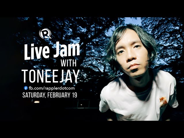 [WATCH] Rappler Live Jam: Toneejay