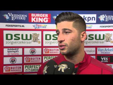 Ninos Gouriye na afloop van duel met Ajax (0-2)