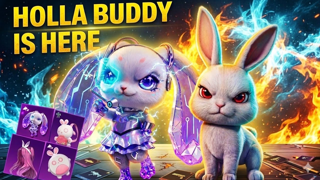 New Bunny Hola Buddy Spin Is Here/How To Get Free Buddy Coins/New Tips And Tricks Is Here/PUBGM