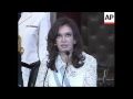 WRAP Cristina Kirchner Sworn In As Argentine President, Cabinet Sworn