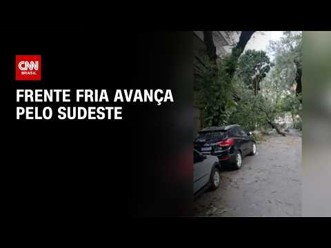 Previsão do tempo: frente fria avança pelo Sudeste | CNN NOVO DIA