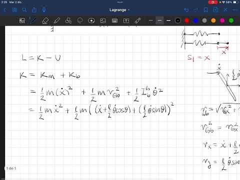 Dinámica: Ecuaciones de Movimiento | Método Lagrange