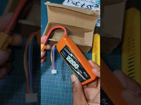 ABSD 2200 MAH 80C Lithium Polymer Drone battery unboxing #shorts