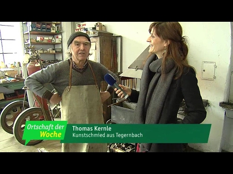 Ortschaft der Woche - Mittelstetten -  Kunstschmied Thomas Kernle