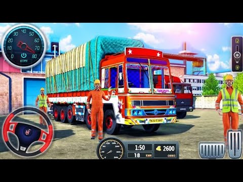 Indian Cargo Truck Driving Simulator 3D-Offroad Transport Drive 2026 Android GamePlay #4